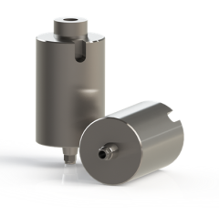 ABUT. ROLLINGS DE TITÂNIO F67 Ø12 CM IMP. Ø3.50 - Ø5.00 PLAT. Ø3.50 - Ø5.00
